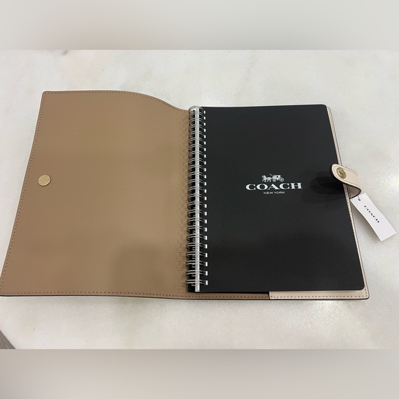 Coach Notebook & Pencil case in Chalk / White - Picture 6 of 15